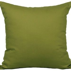 NWT Olive Green Canvas Throw Pillow Covers 28”x28” Tang Depot